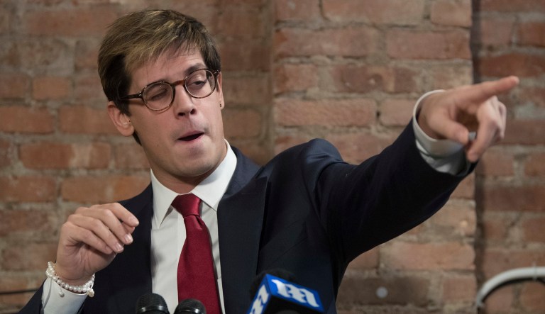 Is Yiannopoulos objectionable because he's not offering debate or because he creates 