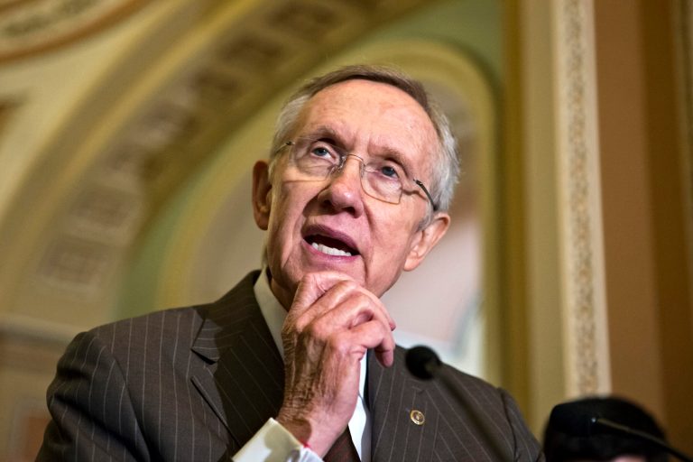 The Senate will vote on the still-unreleased Hoeven-Corker amendment on Monday.  And then, Majority Leader Harry Reid will move for a final vote. (AP Photo/J. Scott Applewhite)