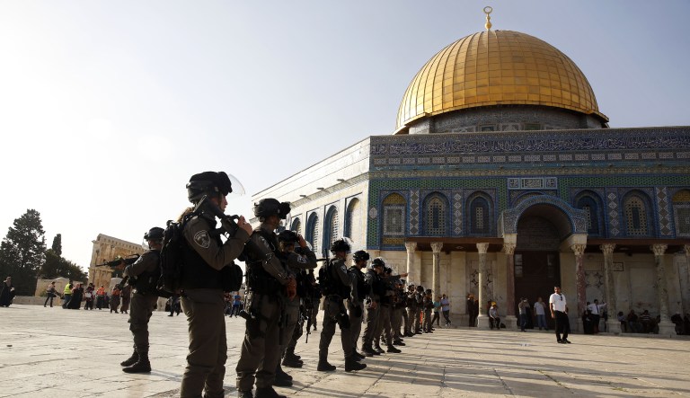 It's time to put an end to mixing politics with religion. It's only fueling the fire of hate and polarization that we see far too often in this world. (AP Photo/Mahmoud Illean)