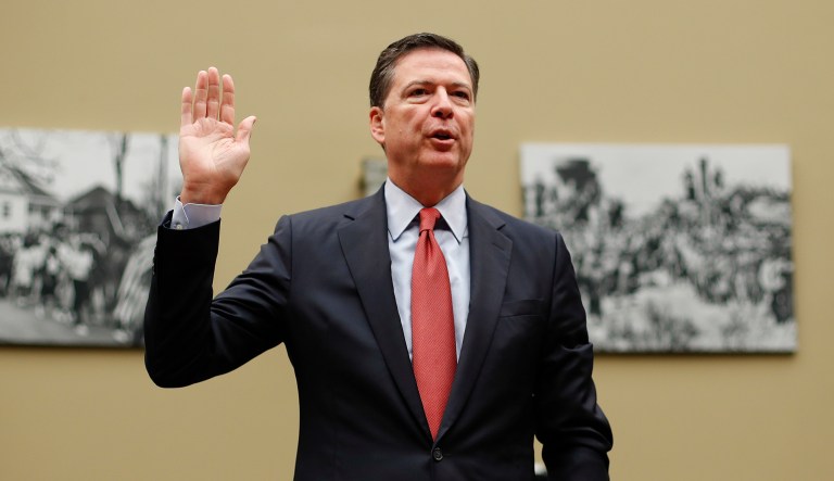 Former FBI Director James Comey has been invited by the chairman of the Senate Intelligence Committee to testify before his panel next Tuesday. (AP Photo/Pablo Martinez Monsivais)