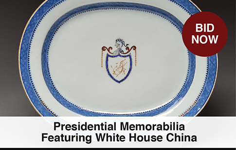 Rare eats: $50,000 for George Washington ‘birthday plate’ and $30,000 for Thomas Jefferson china