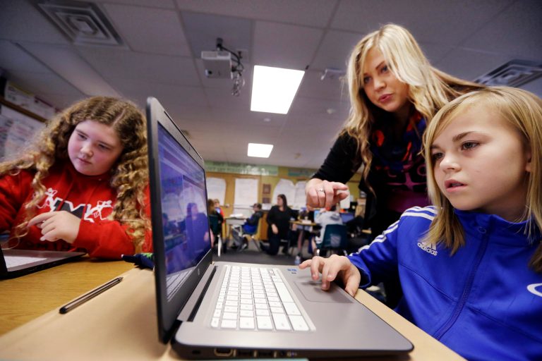 In 2004, the employer cost of a public teacher pension was 12 percent of earnings. Today, it is 20 percent. (AP Photo)