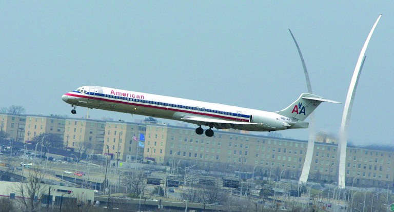 A plane takes off at Ronald Reagan National Airport. (Examiner file photo)