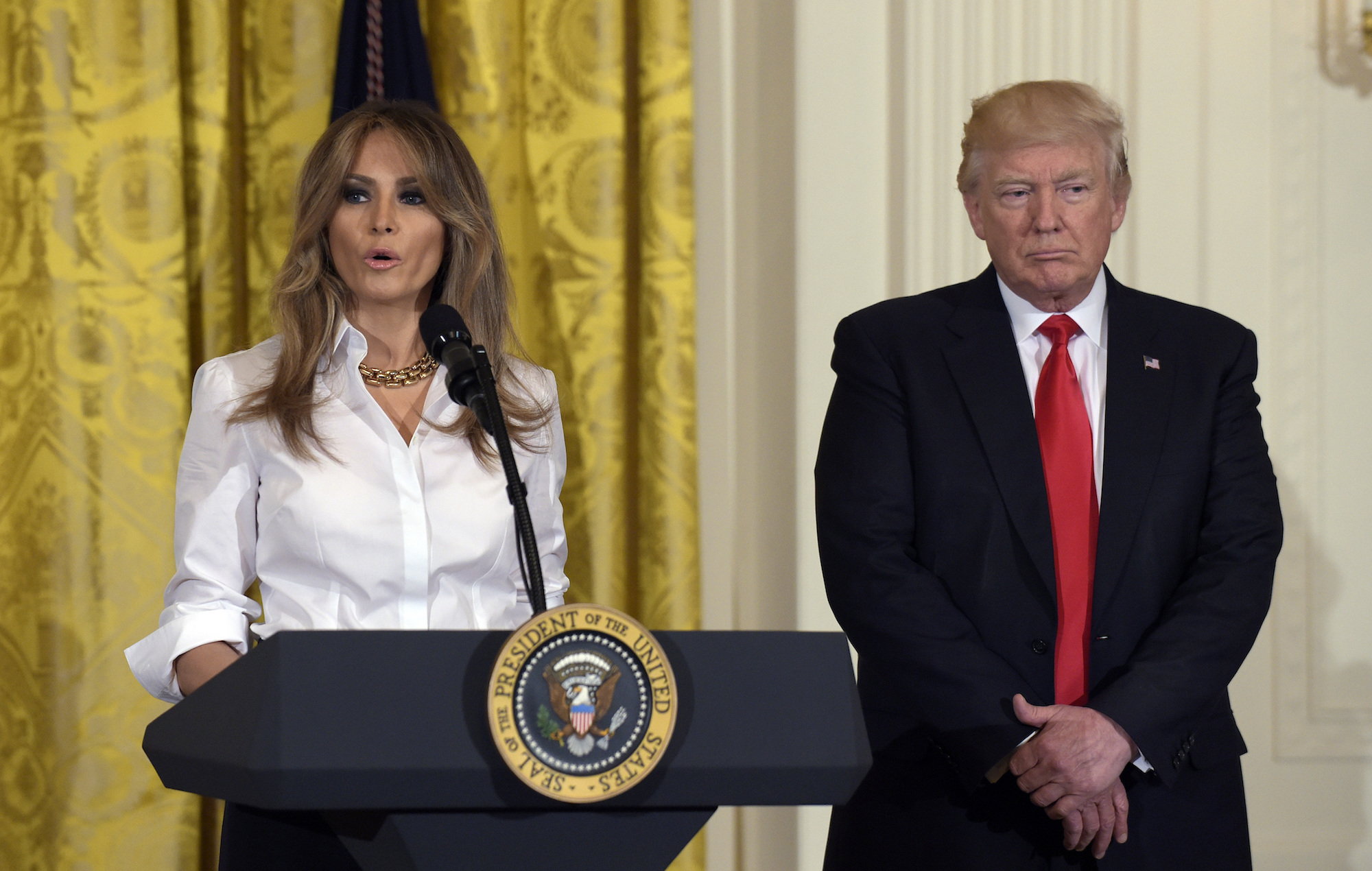Melania Trump to travel on president’s first foreign trip