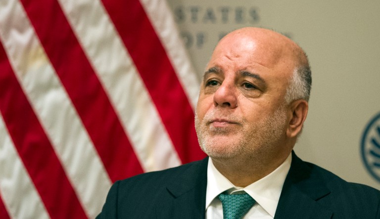 Prime Minister Haider al-Abadi is no doubt banking on a long-term U.S. commitment over the next five to 10 years, if not longer. (AP Photo/Cliff Owen)