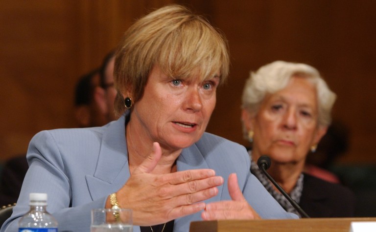 Federal Reserve governor Elizabeth Duke said Thursday she will step down from her position at the end of August. (AP/Dennis Cook)
