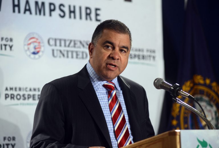 Citizens United spends modest sum on advertisement touting President Trump's agenda. (Photo by Darren McCollester/Getty Images)