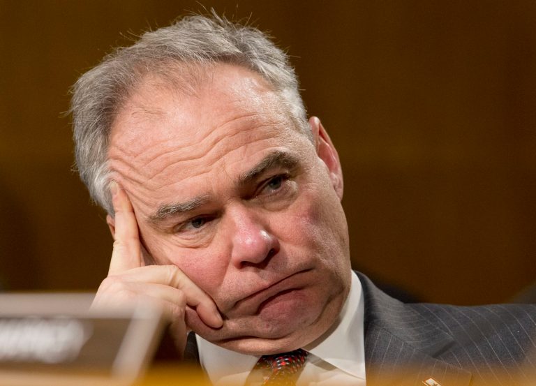 Democratic Sen. Tim Kaine's youngest son was arrested last Saturday on suspicion of second-degree riot following a 