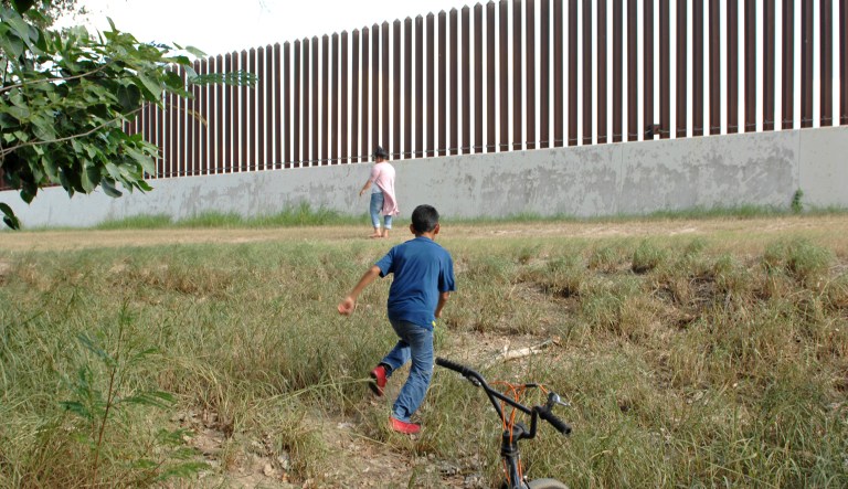 President wants his proposed wall on the Mexican border to be transparent and have solar panels. (Miguel Roberts/The Brownsville Herald via AP)