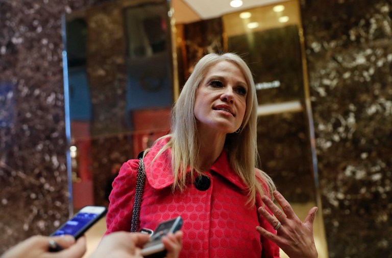 Kellyanne Conway seemed to defend President-elect Trump's remark that 