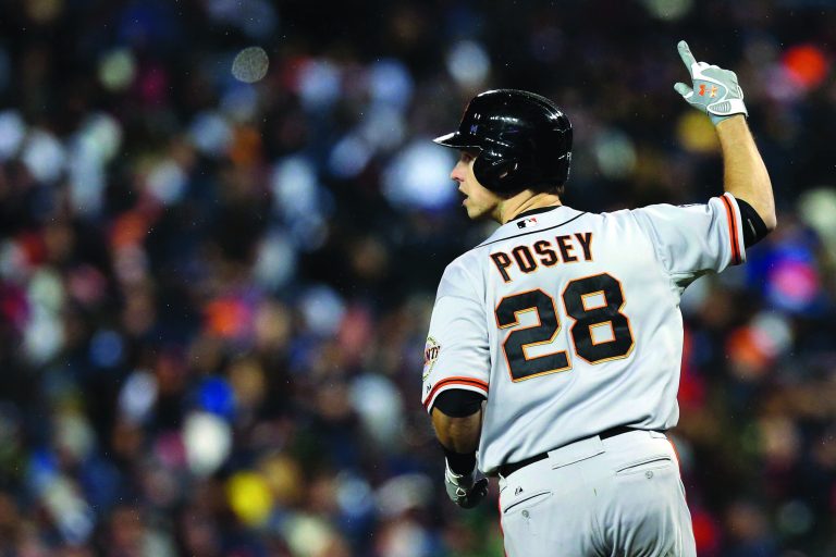 Ezra Shaw/Getty Images
San Francisco catcher Buster Posey became the first Giants player to be named MVP since Barry Bonds earned his seventh in 2004.