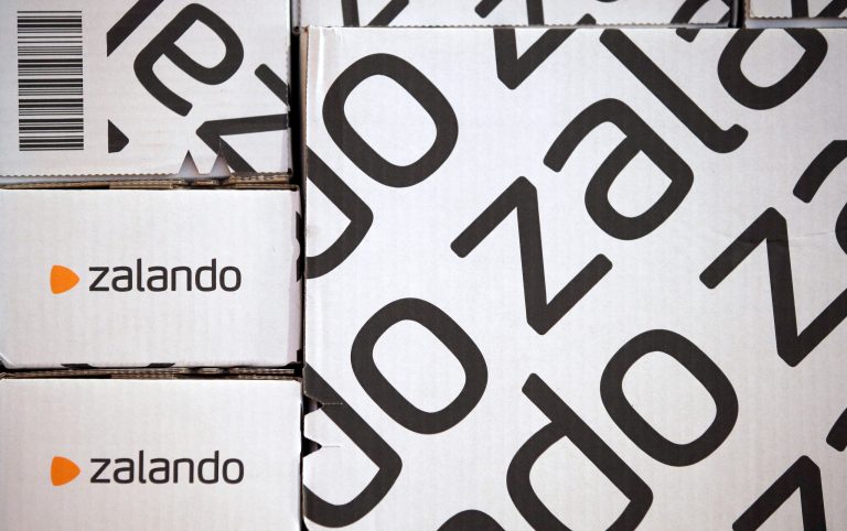 FILE - The Aug. 28, 2013 file photo shows transportation boxes of the fashion retailer Zalando during a news conference in Berlin, Germany. Germany's startup factory Rocket Internet AG said it plans a public listing on the Frankfurt stock exchange this year. The privately held company has launched dozens of online businesses around the world, often copying successful rivals. The announcement Wednesday, Sept. 10, 2014 comes a week after one of its main investments, fashion retailer Zalando, itself revealed plans for an IPO. (AP Photo/Michael Sohn, file)