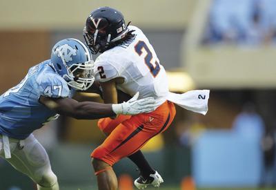 Gerry Broome/AP
Osbourn graduate Dominique Terrell saw spot duty last year as a returner and forth receiver but will be relied upon more this season to make big plays with his speed.