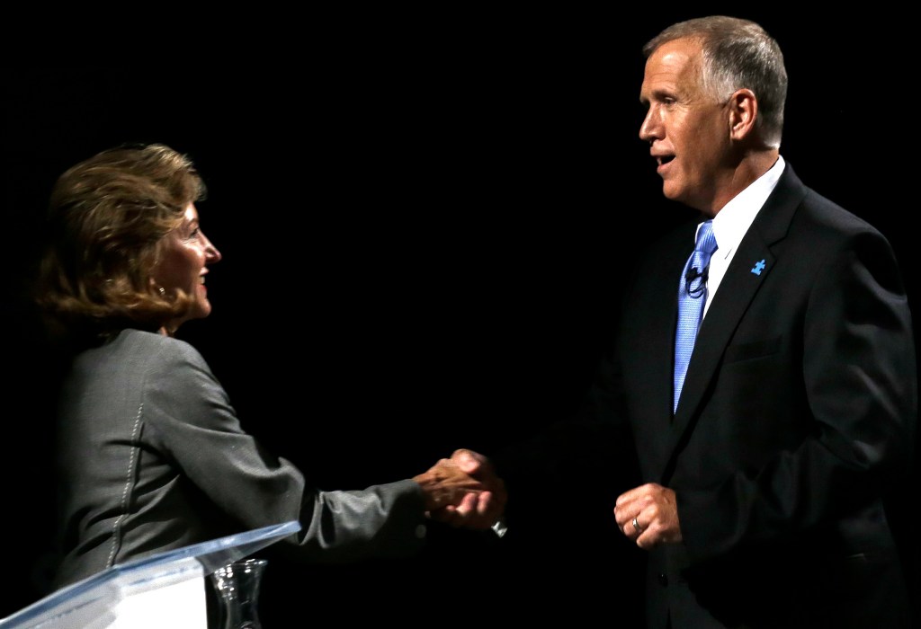 North Carolina Senate debate becomes a numbers game