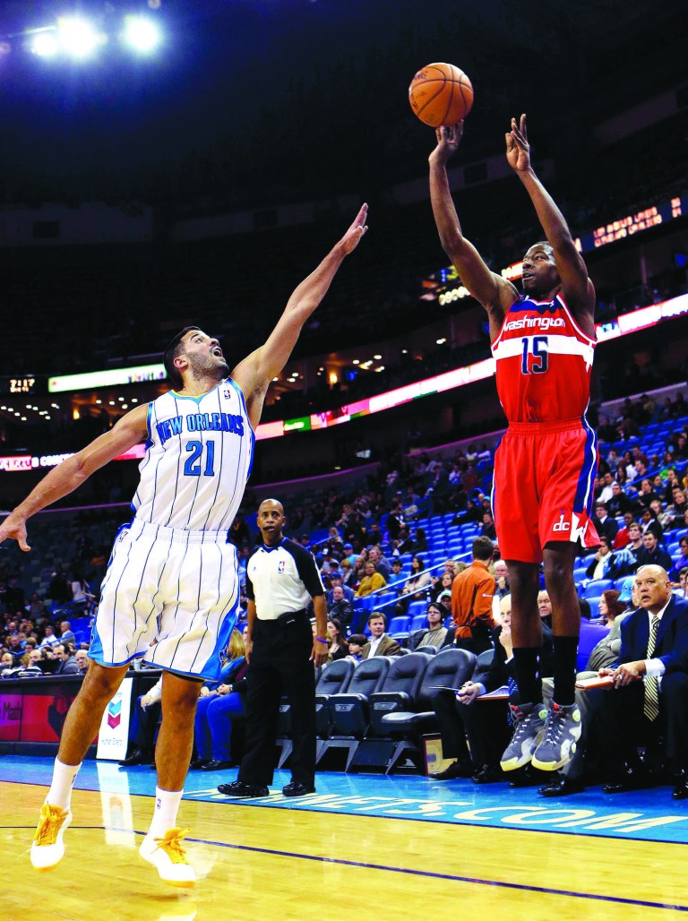 Gerald Herbert/AP
Wizards guard Jordan Crawford had 26 points, six rebounds and four assists in 42 minutes during Tuesday's win.
