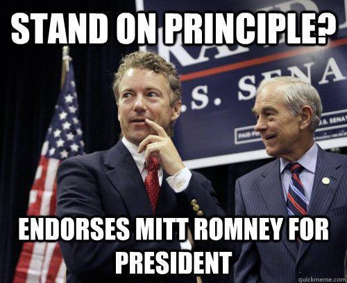 Ron Paul fans attack Rand for endorsing Romney