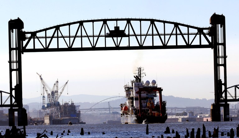 Under the Interior Department's proposed plan, areas offshore of New York would be opened to leasing for oil and gas development for the first time in decades. (AP Photo/Don Ryan)