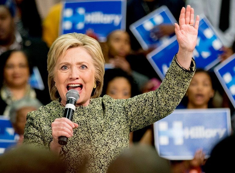 Hillary Clinton, running for president, has not held a press conference in the past 88 days. (AP Photo/Gareth Patterson)
