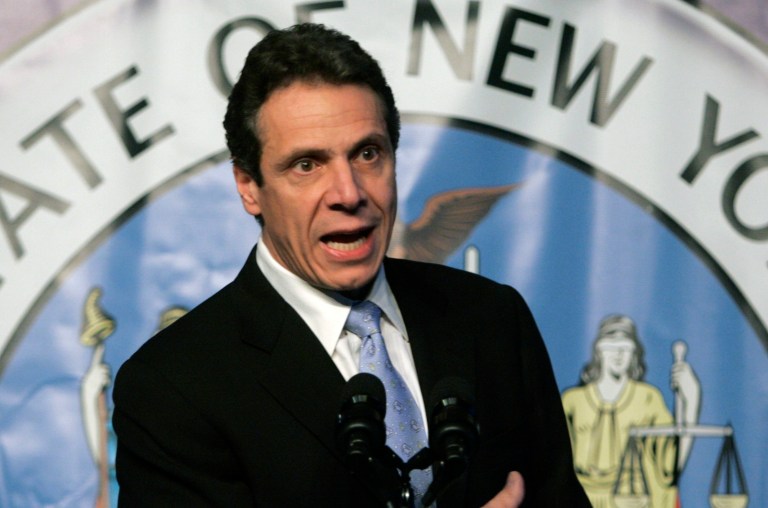 A bankrupt company that hoped to drill for gas in New York is suing the Cuomo administration over what it calls an unreasonable delay in deciding whether to allow hydraulic fracturing for natural gas. (AP Photo/Mike Groll, File)