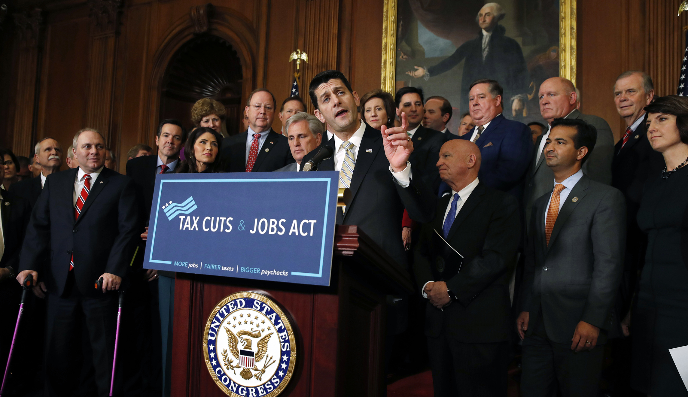 Republican poll shows political challenges, possible benefits, of passing tax bill