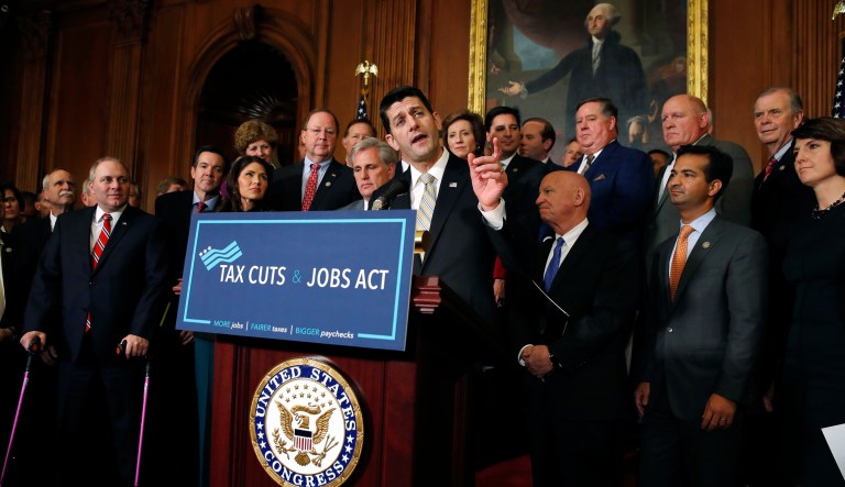 Just 40 percent support the tax reform language poised to clear Congress as early as Tuesday, with 49 percent opposing. (AP Photo/Jacquelyn Martin, File)