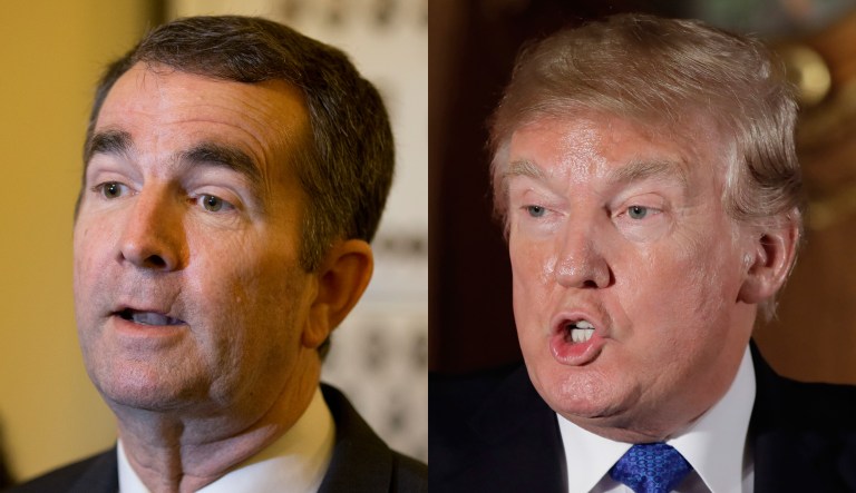Northam making light of mentally disabled kids to make fun of the president seems out of line. (AP)