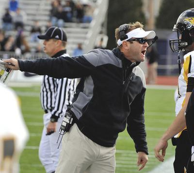Josh Gibney/AP
Towson coach Rob Ambrose was an assistant under Maryland coach Randy Edsall for seven years at Connecticut.