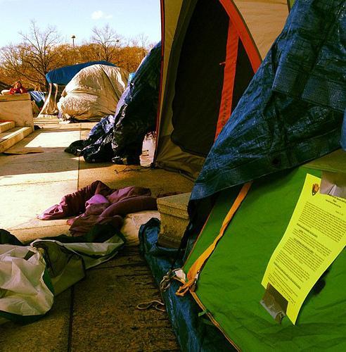 Park Service enforcing camping ban against Occupy
