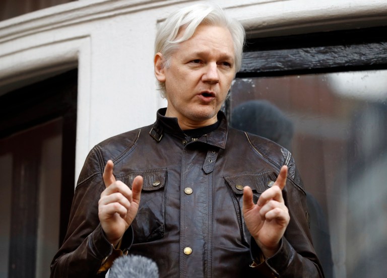 The launch of TrumpiLeaks comes one day after the Justice Department charged a federal contractor with leaking classified National Security Agency information to a news outlet. (AP Photo/Frank Augstein)