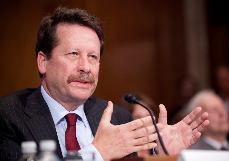Robert Califf, Obama's FDA commissioner nominee, is a cardiologist and Duke University medical researcher now serving as as FDA Deputy Commissioner for Medical Products and Tobacco. (AP Photo/Pablo Martinez Monsivais, File)