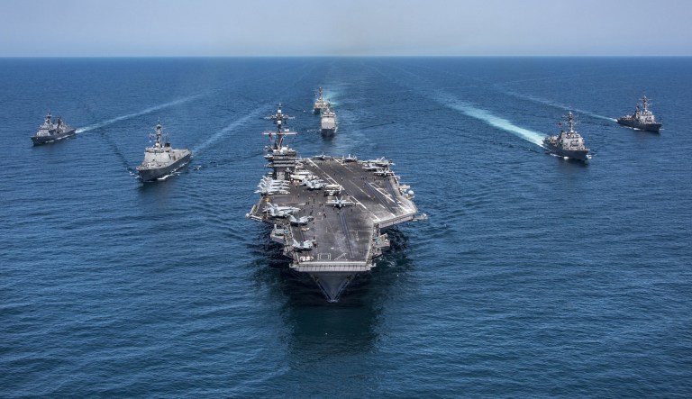 It's a gambit offering both risks and rewards. (Spc. 2nd Class Sean M. Castellano/U.S. Navy via AP)