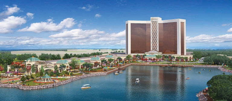 FILE - This file artist's rendering released March 27, 2013 by Wynn Resorts shows a proposed resort casino on the banks of the Mystic River in Everett, Mass. The Massachusetts Gaming Commission voted 3-to-1 Tuesday, Sept. 16, 2014, to award the license to the Las Vegas casino giant complex on land at the site of a former chemical plant. The decision came after Wynn conceded to a number of significant requests the commission made, including proposing alternative designs for its 27-story glass hotel tower.(AP Photo/Wynn Resorts, File)