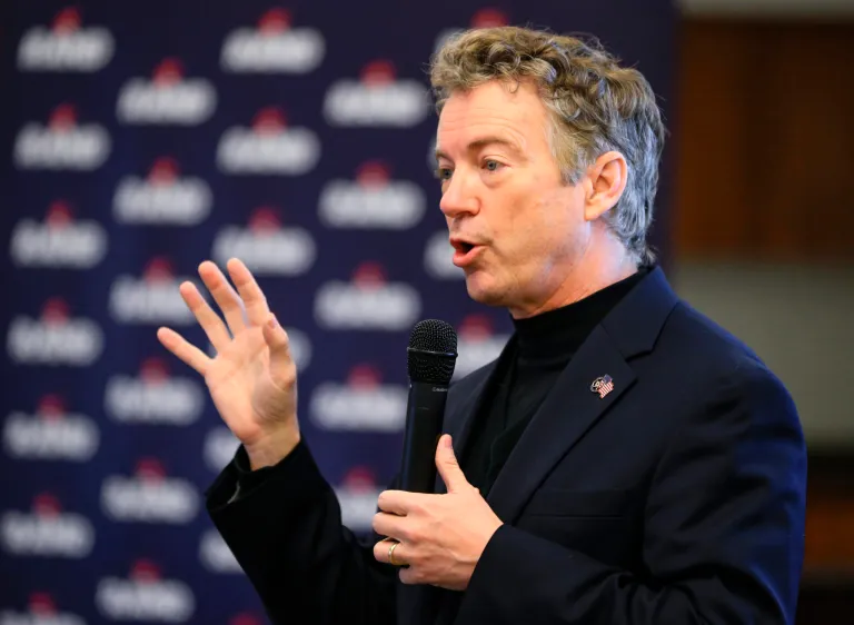 Sen. Rand Paul managed to perform better than his rivals across social media. (AP Photo/Nati Harnik)