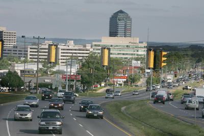 Planners are hoping to make a downtown area out of sprawling Tysons Corner. (Examiner file photo)