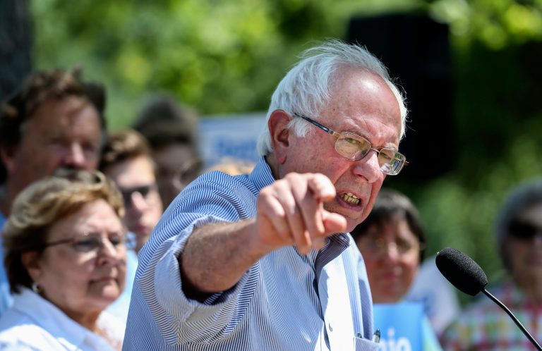 The biggest beneficiary of the U.S.'s inability to reach a consensus with its trading partners on the Trans-Pacific Partnership may be Bernie Sanders. (AP Photo)Â 