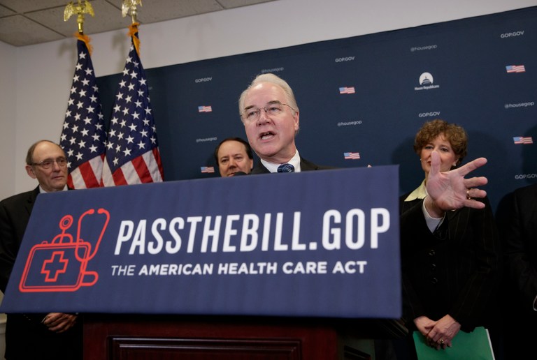 Health and Human Services Secretary Tom Price said he is pouring over 1,442 provisions in Obamacare that were written without Congress and could be eliminated by a stroke of his pen. (AP Photo/J. Scott Applewhite)