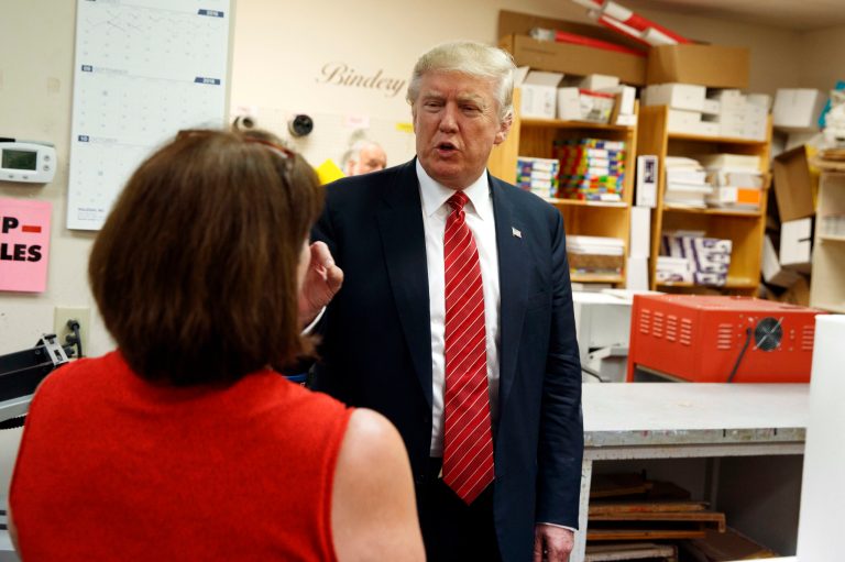 Given six options to choose from, 61 percent of voters said they feel most threatened by radical Islamic extremists, followed by 54 percent who said a Donald Trump administration frightens them the most. (AP Photo)
