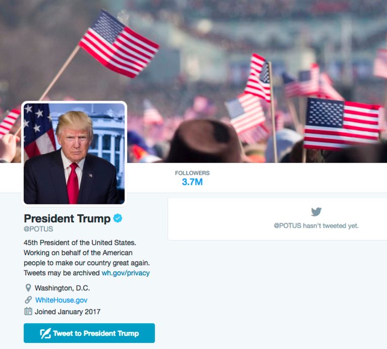 The @POTUS Twitter account was not linked to more-secure White House email accounts until Thursday. (AP Photo)