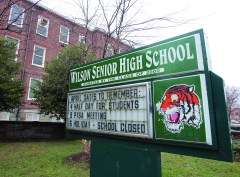 Heavy police presence at Wilson High School