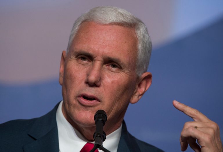 The Republican vice presidential nominee and governor of Indiana got a clean bill of health from his doctor. (AP Photo/Molly Riley)