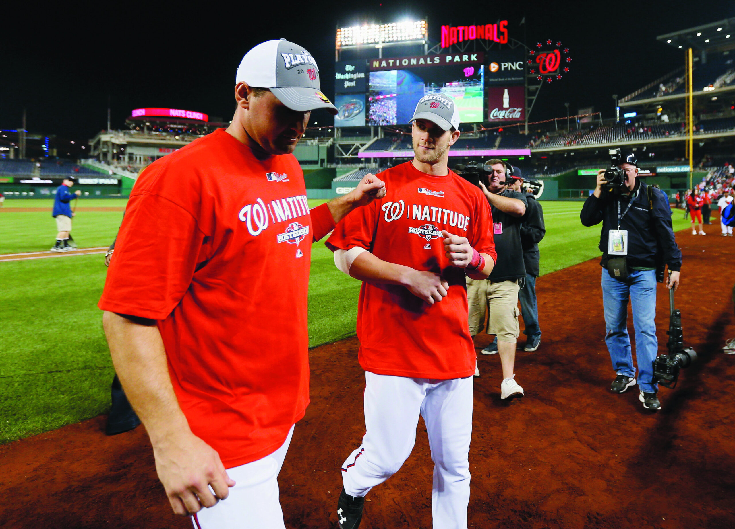 Nationals don’t go wild after clinching playoff berth