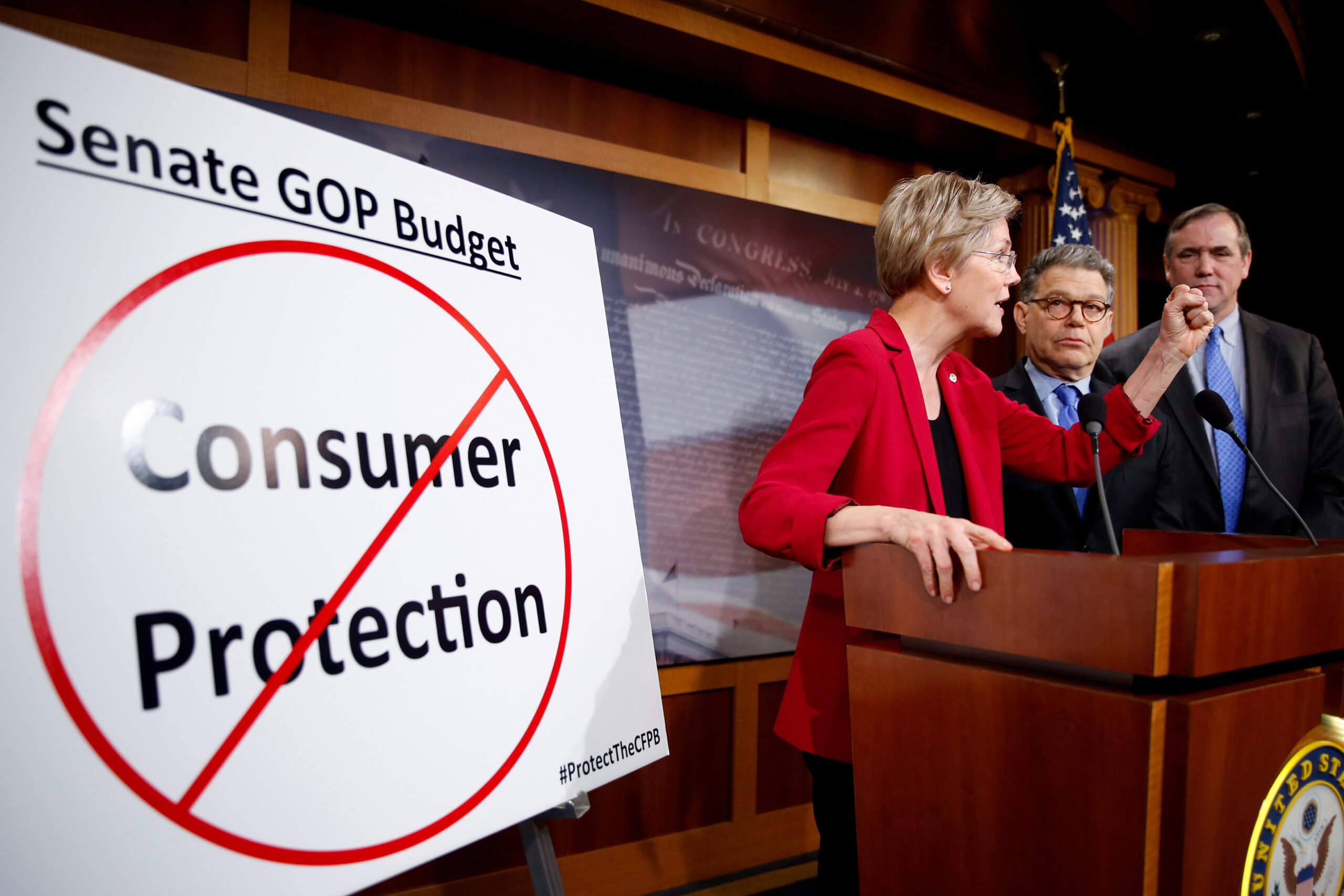 Dems warn GOP budget would ‘dismantle’ consumer agency