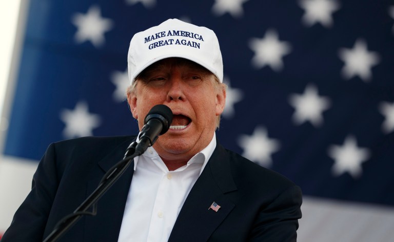 Donald Trump is Republicans' first and maybe last realistic chance to ditch the healthcare law they have railed against for years. (AP Photo/ Evan Vucci)