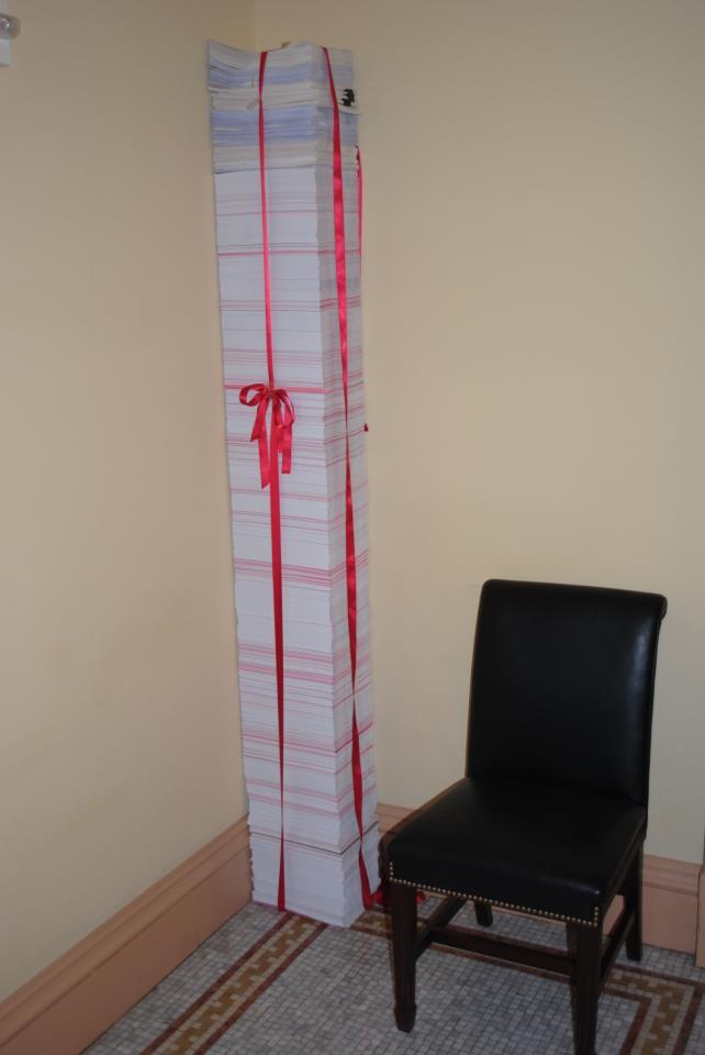 Photo: 828 pages of new Obamacare regulations in just one day