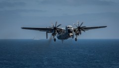 Navy C-2 aircraft crashes with 11 on board in the Philippine Sea