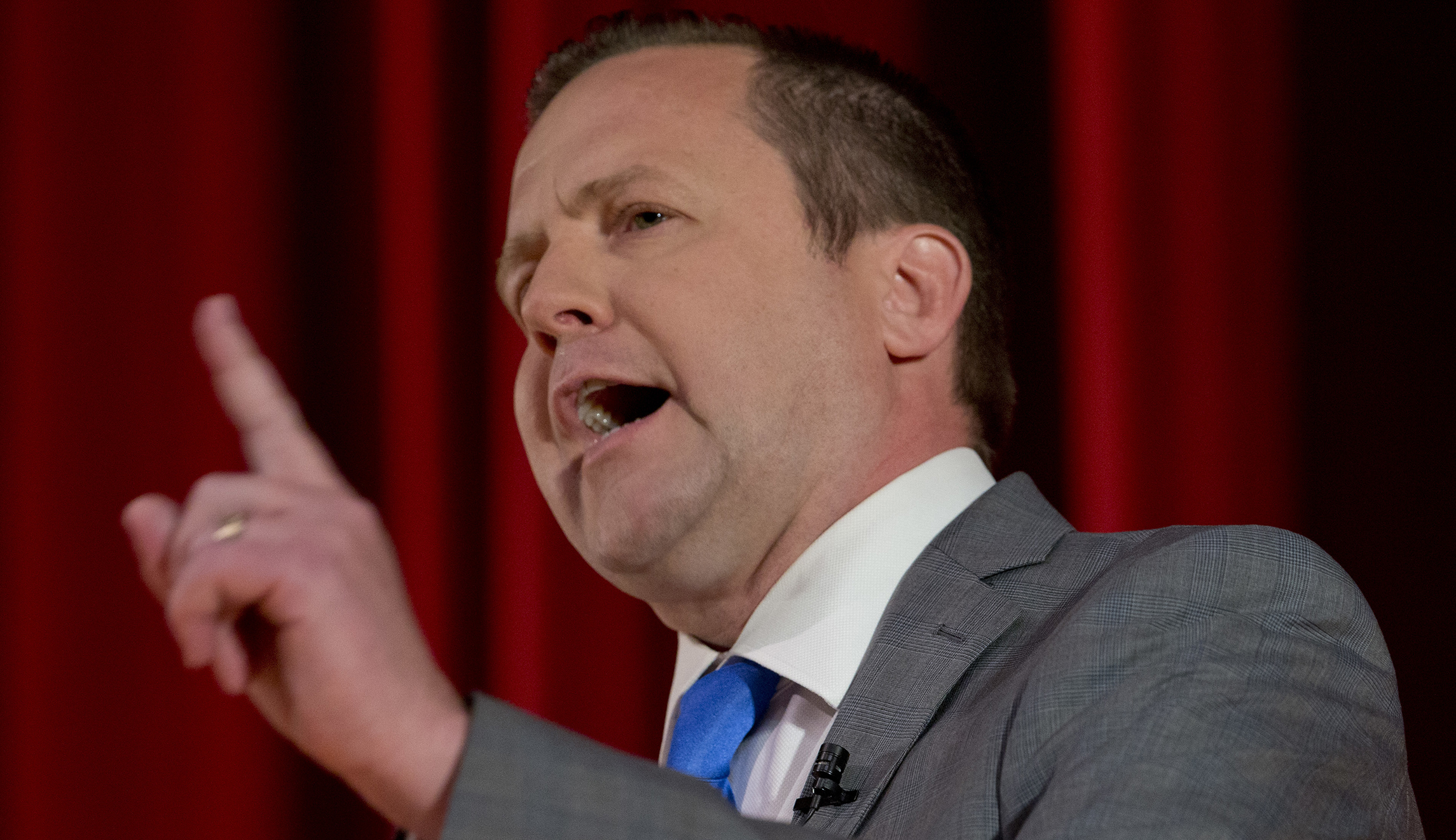 GOP Virginia Senate candidate decries violence from left wing in Charlottesville