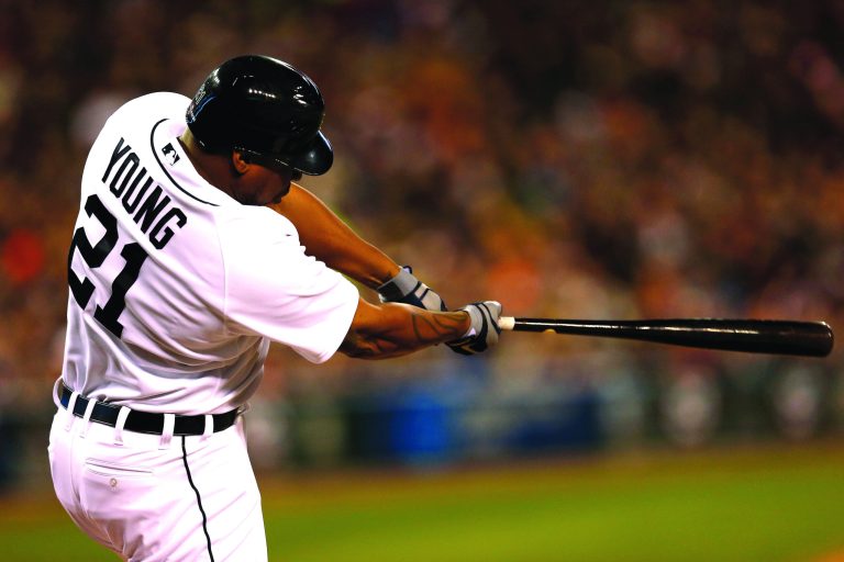 Jonathan Daniel/Getty Images
Delmon Young had two home runs and six RBIs in four games and was named ALCS MVP.