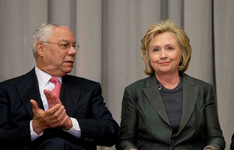 Emails between former secretary of state Colin Powell and a business partner leaked on the Web Tuesday evening, revealing more than a year of exchanges between the two on topics ranging from what they perceived as Hillary Clinton's poor health to Fox News' Megyn Kelly and the 