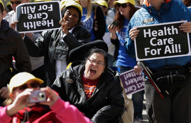 A new report from the left-leaning think tank Urban Institute finds that block grants and another reform called per capita caps would help richer states more than those that don't spend a lot on Medicaid. (AP Photo)