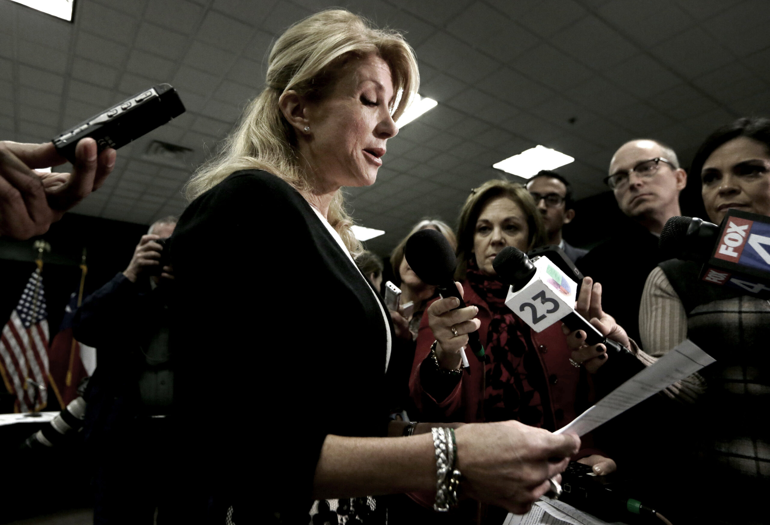 In the News: Candidate for Texas governor Wendy Davis